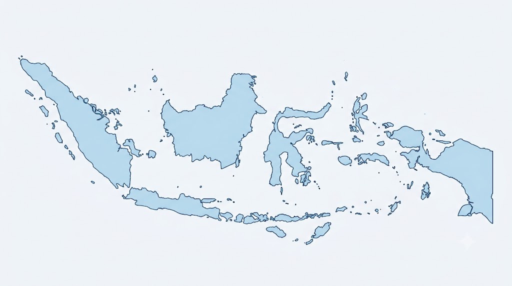 Peta pelayanan Indonesia dari Aceh sampai Papua